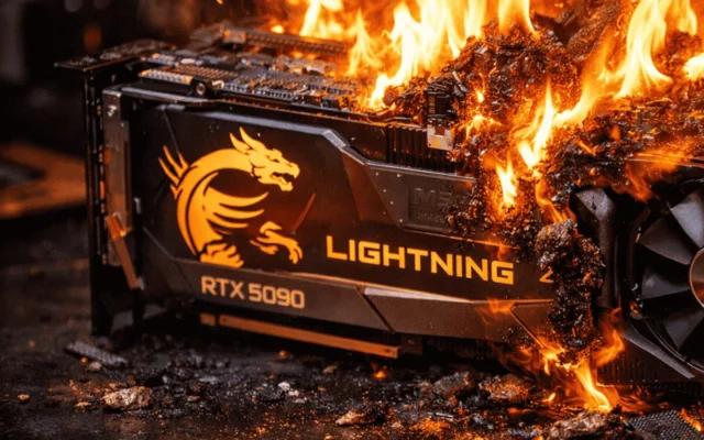 Amador Tenta Overclockar RTX 5090 e Acaba com um Desastre de R$ 30 Mil!