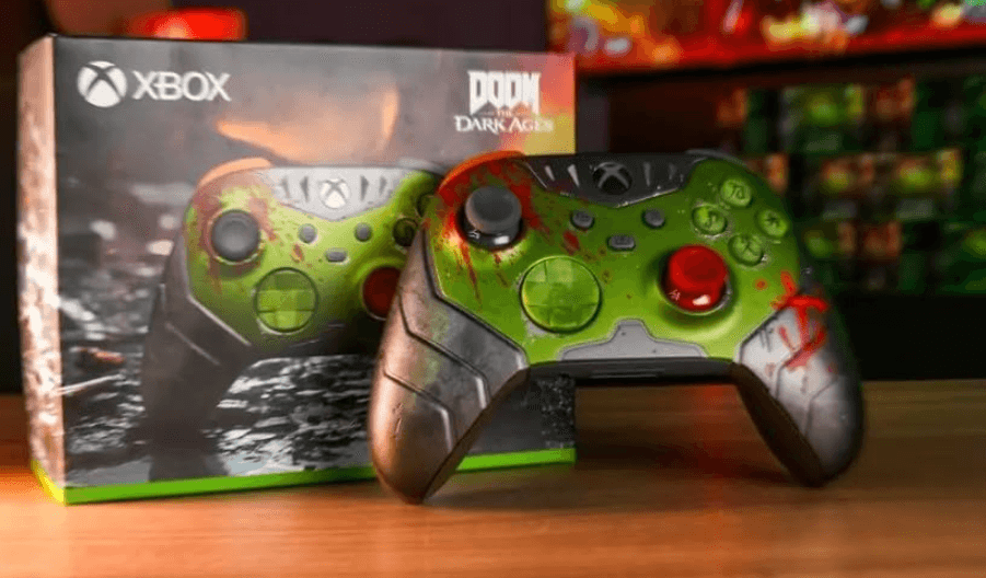 Doom: The Dark Ages chega ao seu controle Xbox de forma temática e incrível!