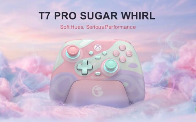 O Controle sem Fio Mais Colorido e Acessível do Xbox: T7 Pro Sugar Whirl da GameSir!
