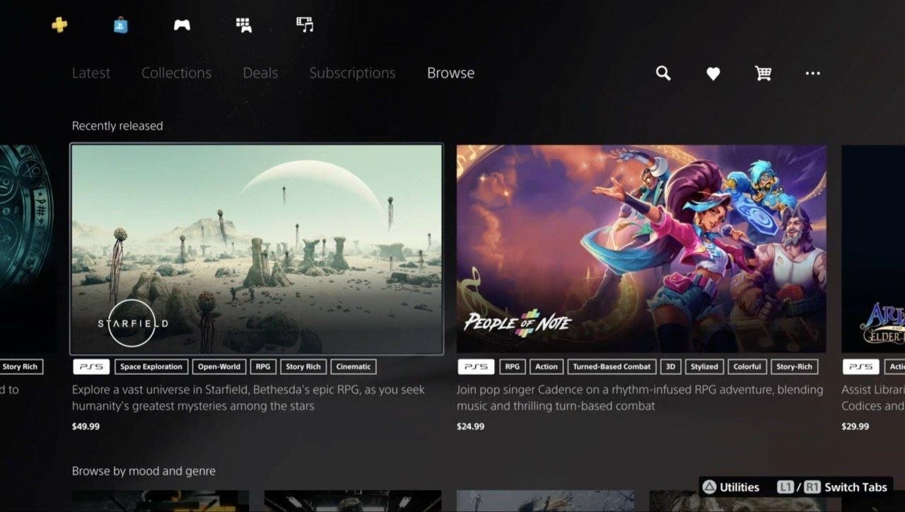 PS Store: Novo Visual e Busca Mais Completa!