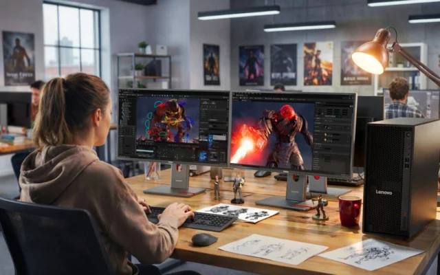 AMD e Lenovo desvendam o segredo do ThinkStation P4: uma máquina de jogos de elite!