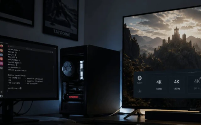 BOMBA: AMD liberta recurso HDMI 2.1 no Linux, mas há um problema!