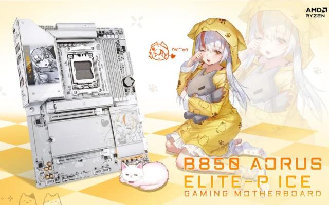 Bora para a Ação! Gigabyte Lança AORUS ARI B850, a Nova Rainha do Anime!