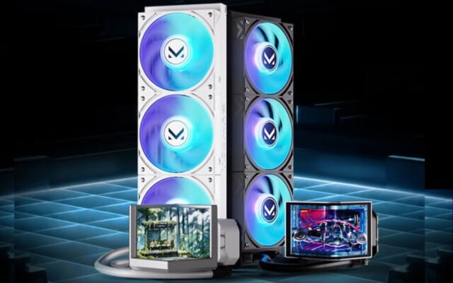 Cooler AIO TCOMAS Exit D3 360 arrasa com bloco de CPU de 3 telas 3D!