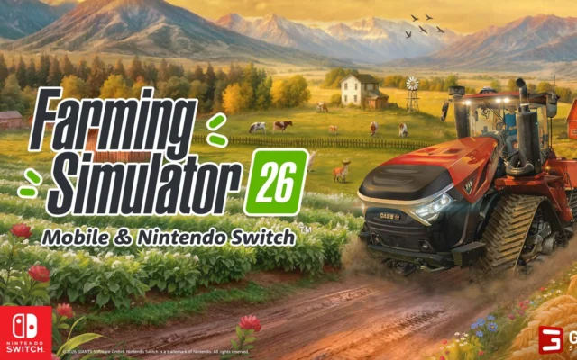 Descubra o Farming Simulator 26 em Nintendo Switch e Celulares!