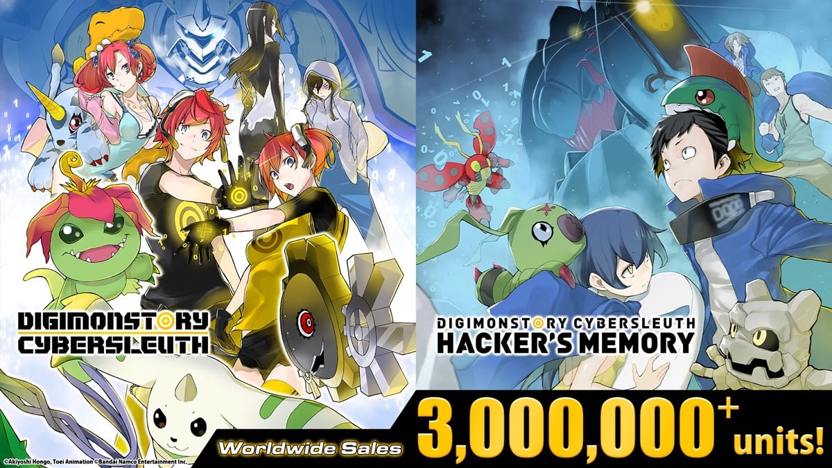Digimon Story: Cyber Sleuth atinge milhões de corações!