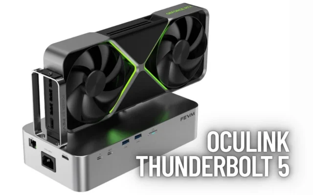 GPU Dock RTX 50 explodiu em desempenho com Thunderbolt 5 e OCuLink!