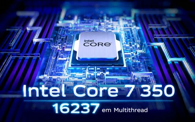 Intel Core 7 350 SÓRDIDAMENTE DESTRUIU a concorrência no PassMark!