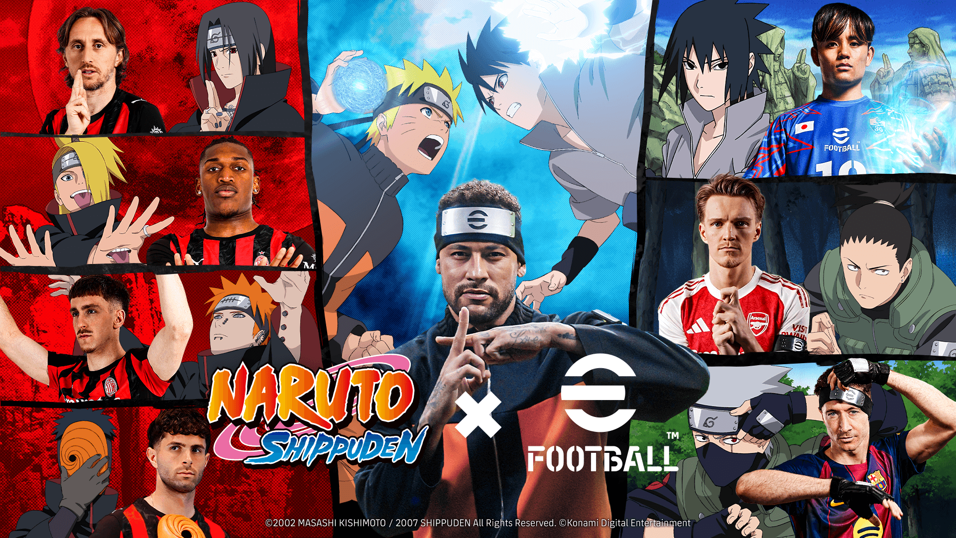 Neymar x Naruto x eFootball: A Colaboração Mais Epica da História!