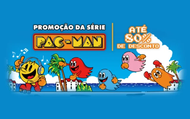 Pac-Man Hype: 80% de Desconto nos Melhores Jogos da Franquia!