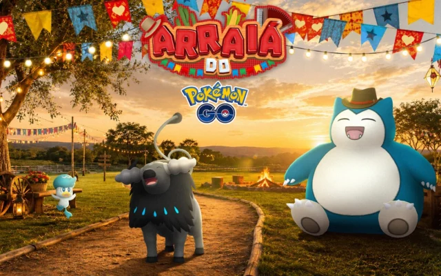 Arreiá do Pokémon GO Chega em Junho com Tauros de Paldea