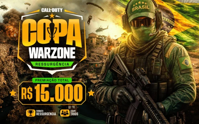 Copa Warzone: Competição Fria com Prêmios em R$ 15 mil