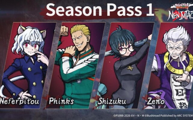 HUNTER×HUNTER Nen×Impact Recebe Zeno em Junho e Completa Passe de Temporada 1