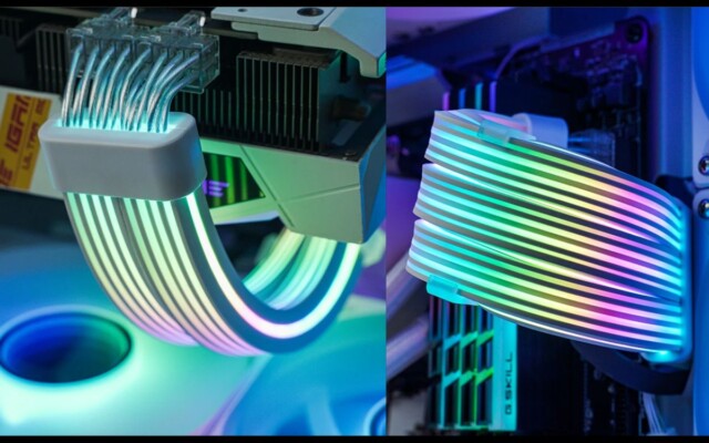Jonsbo lança extensor de luzes ARGB para cabos de GPU