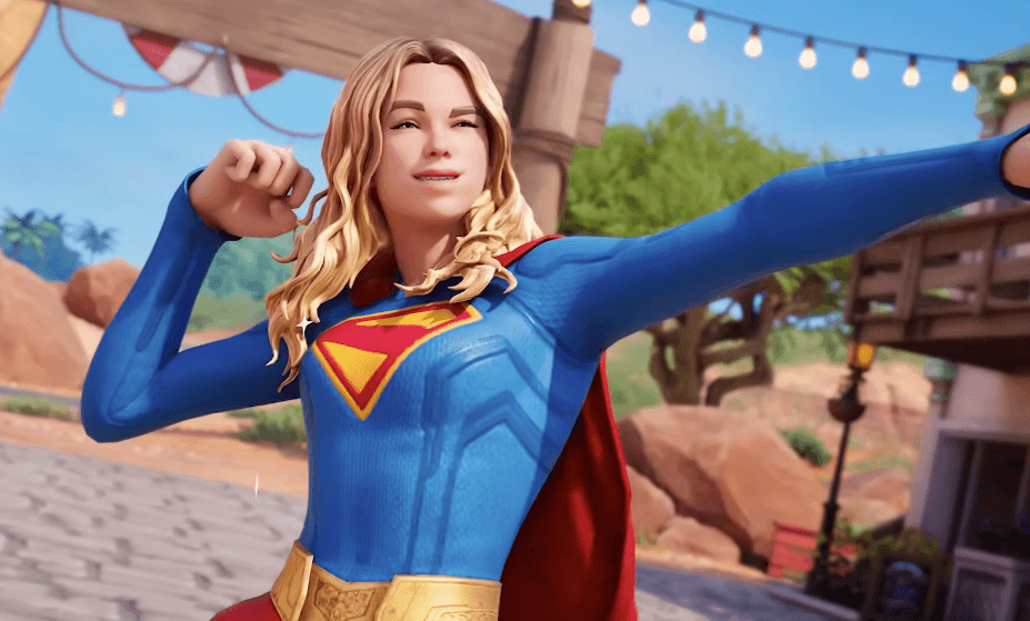 Milly Alcock Adora Sua Pele de Supergirl no Fortnite