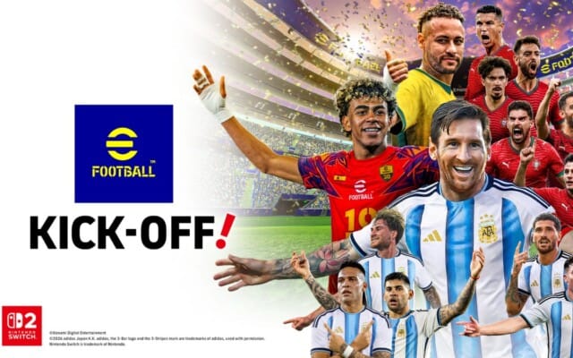 NINTENDO Switch chega com o elenco estelar do eFootball Kick-Off!