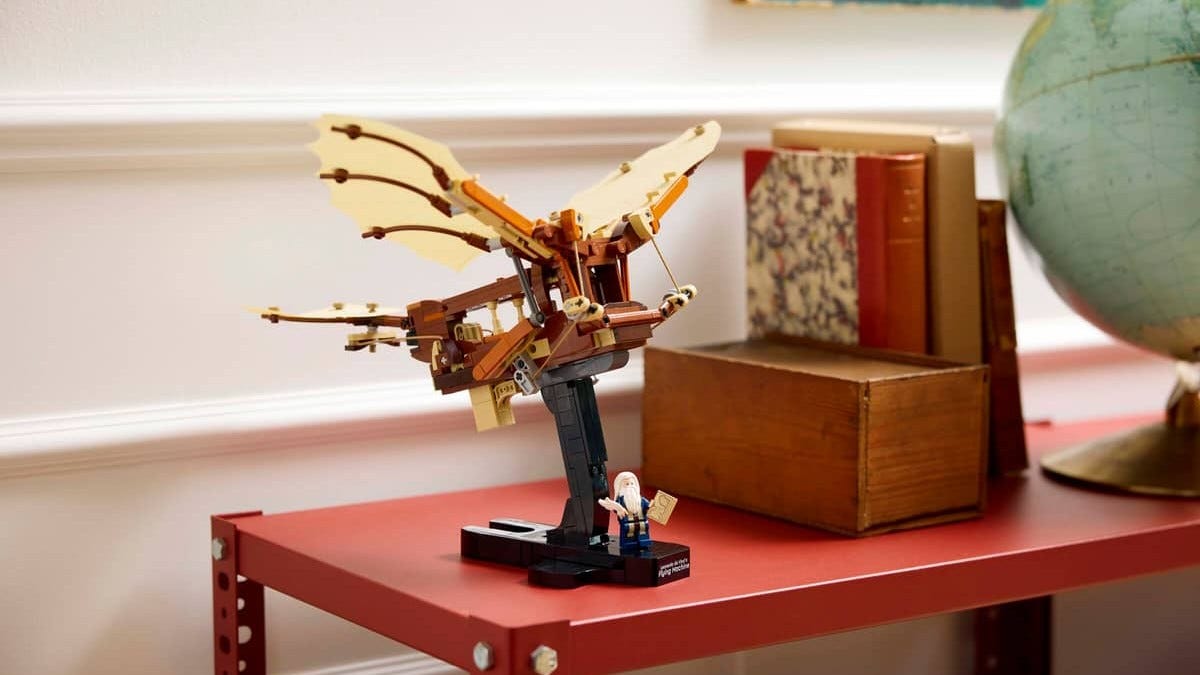 O Conjunto de Brinquedos LEGO do Máquina de Voo de Leonardo da Vinci chega a Preço Histórico!