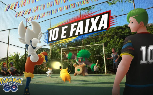 Pokémon GO comemora 10 anos com evento exclusivo de futebol