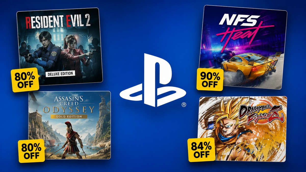 PS Store: 10 Jogos com até 80% de Desconto por Tempo Limitado!