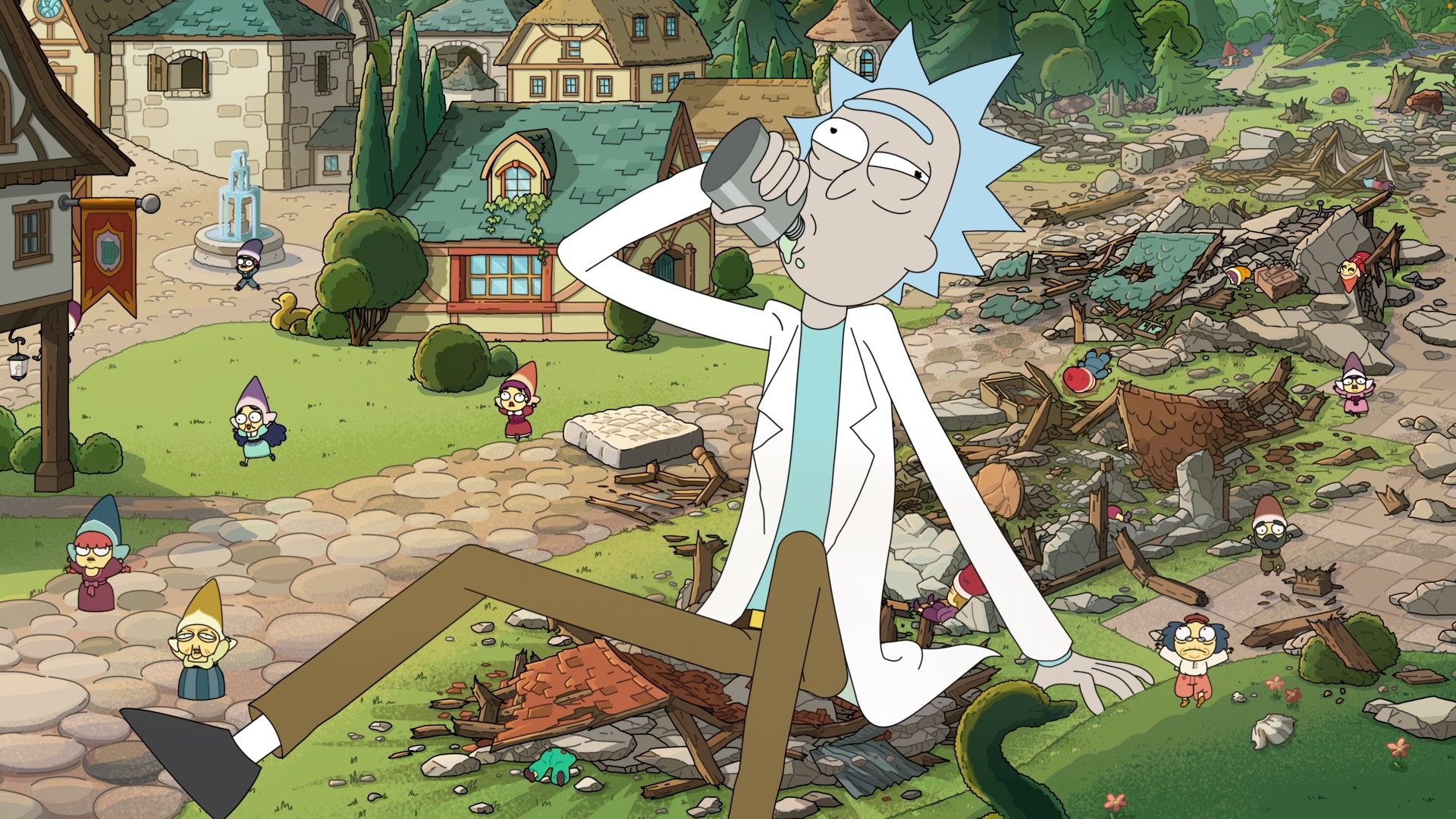 Rick e Morty abordam álcool de Rick na temporada 9