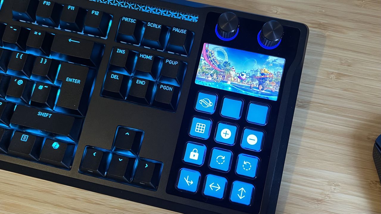 Teclado Gamer com Stream Deck em Cadastra!