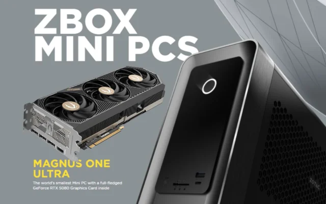 Zotac lança mini PC ultra compacto com RTX 5080