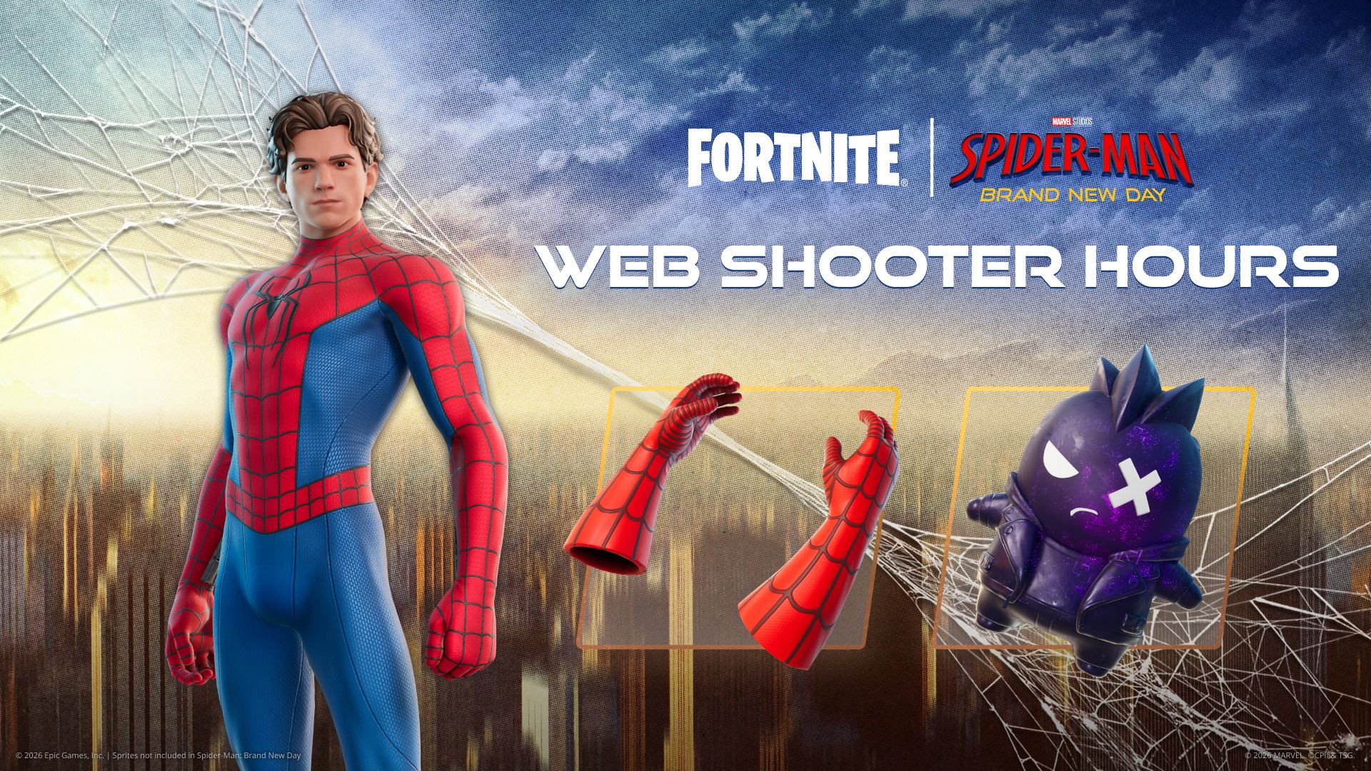 Hora do Web Shooter em Fortnite: Saber quando?
