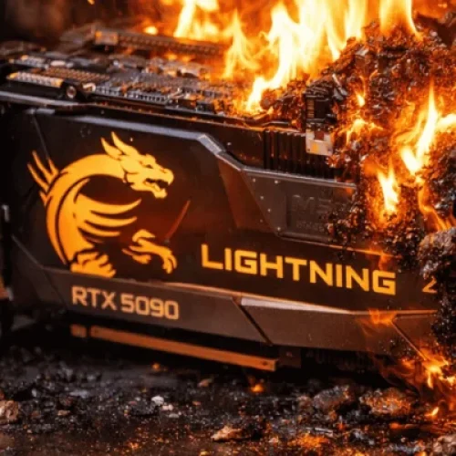 Amador Tenta Overclockar RTX 5090 e Acaba com um Desastre de R$ 30 Mil!