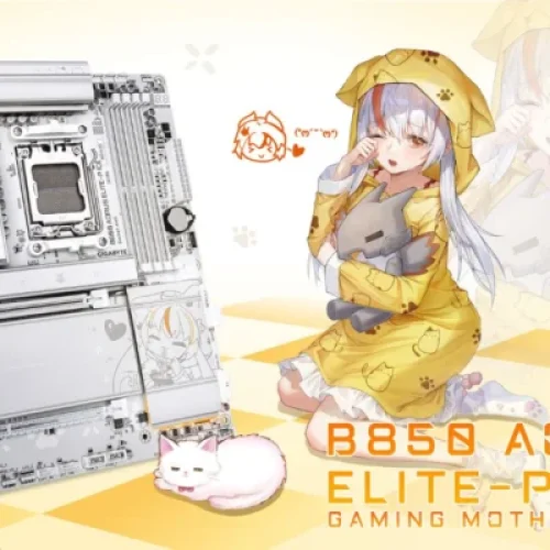 Bora para a Ação! Gigabyte Lança AORUS ARI B850, a Nova Rainha do Anime!
