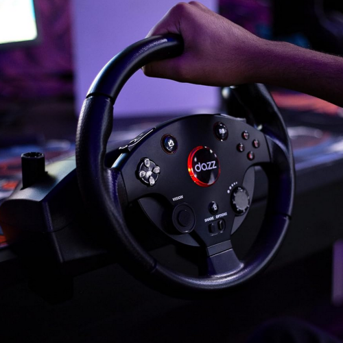 Combo Volante e Pedal Dazz com 22% de Desconto