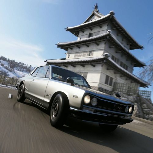 Como completar o desafio de fotografia do Castelo Hirosaki no Forza Horizon 6