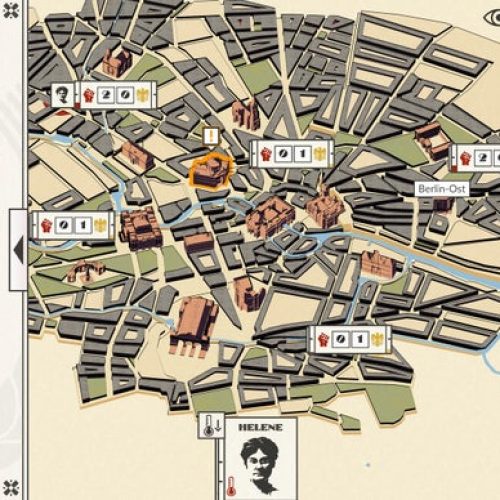 Derruba o Kaiser em Red Echoes: Berlin, um jogo de estratégia por turnos com tema de Weimar