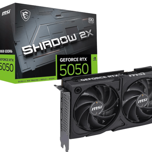 Descubra o Seu Novo Upgrade: MSI GeForce RTX 5050 Shadow 2X OC 8GB