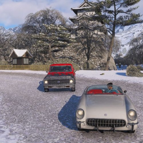 Encontre o Castelo de Hirosaki no Forza Horizon 6