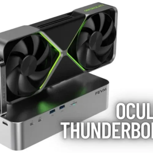 GPU Dock RTX 50 explodiu em desempenho com Thunderbolt 5 e OCuLink!
