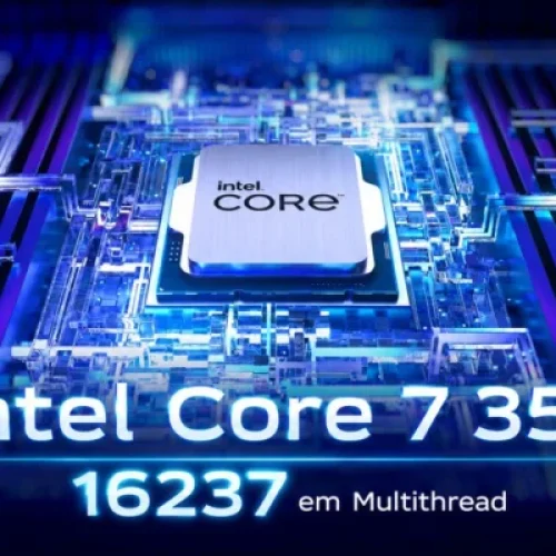 Intel Core 7 350 SÓRDIDAMENTE DESTRUIU a concorrência no PassMark!