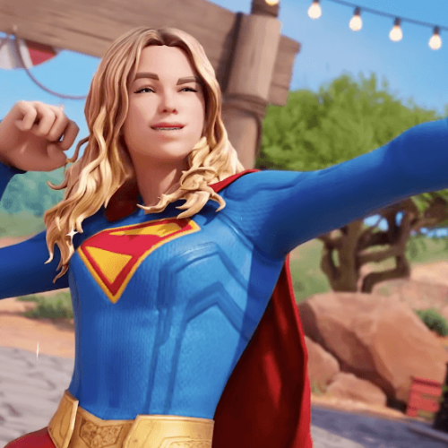 Milly Alcock Adora Sua Pele de Supergirl no Fortnite