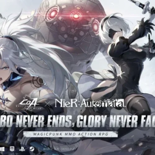 NieR:Automata chega ao Crystal of Atlan com uma explosão de estilo!