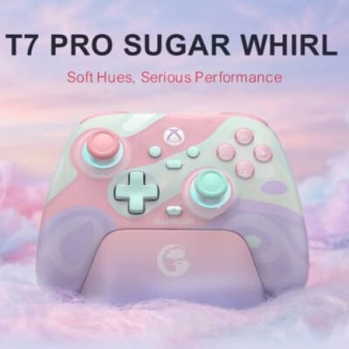 O Controle sem Fio Mais Colorido e Acessível do Xbox: T7 Pro Sugar Whirl da GameSir!