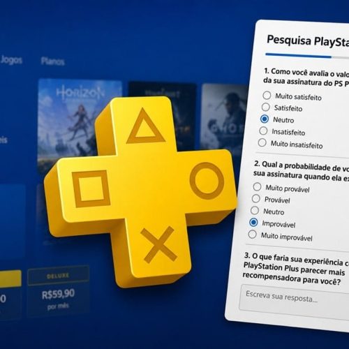 PS Plus em Cena: Sony Quer Saber Se Você Está Satisfeito Com o Serviço!