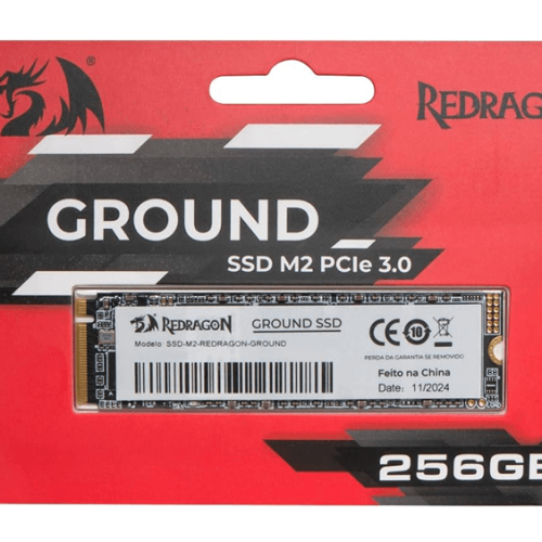 SSD NVMe Redragon Ground 256GB: Preço mais baixo em um ano!